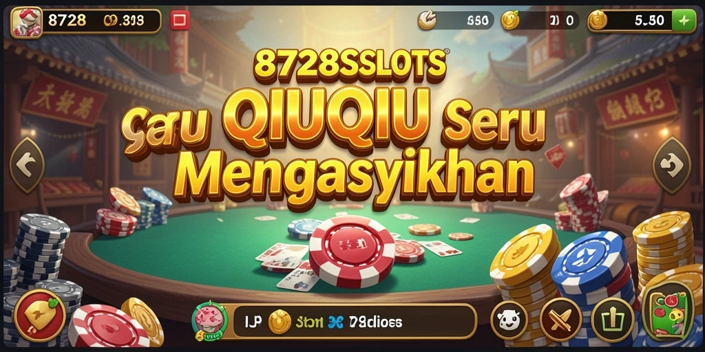 Screenshot gameplay seru QiuQiu di 8728SLOTS.