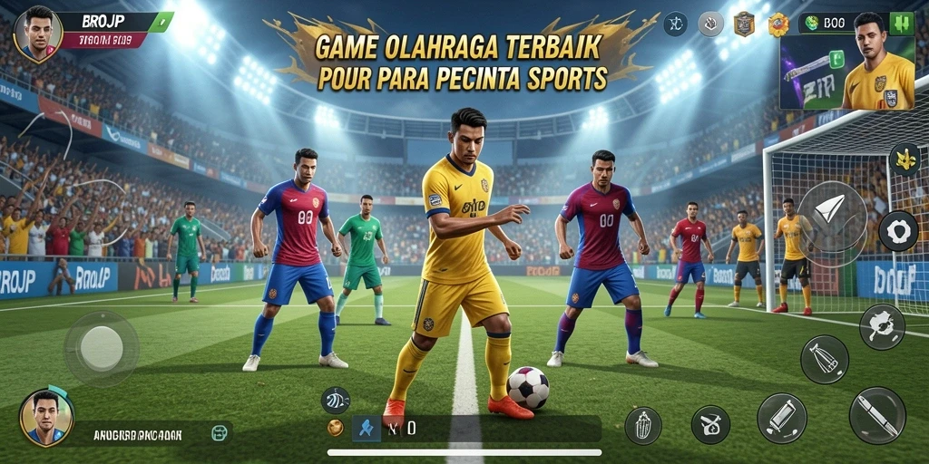 Tampilan gameplay BROJP yang seru dan mendebarkan.