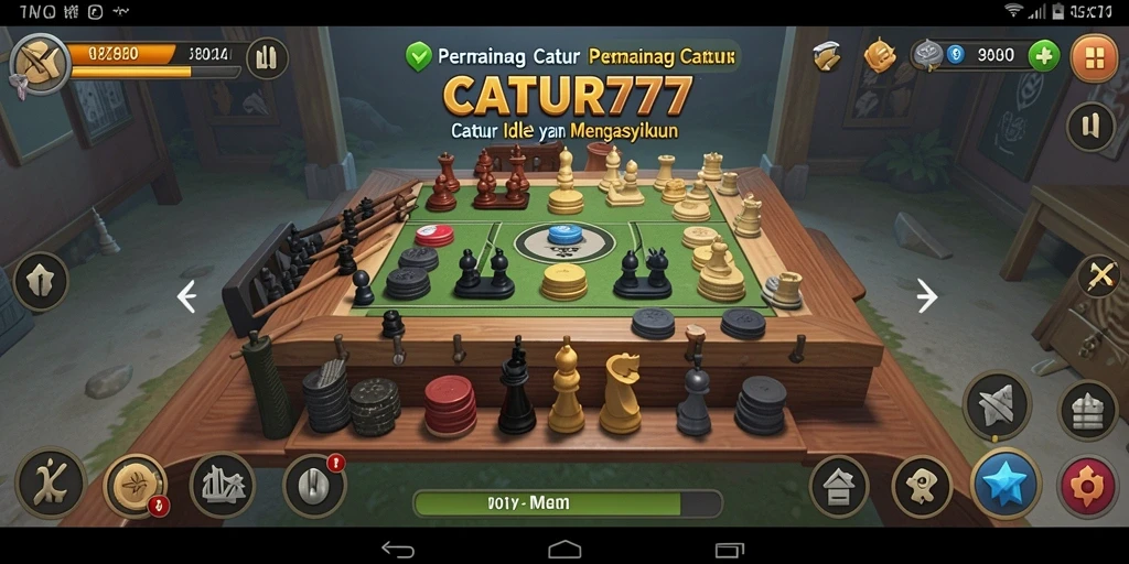 Tampilan gameplay CATUR777 yang menarik dan mengasyikkan.