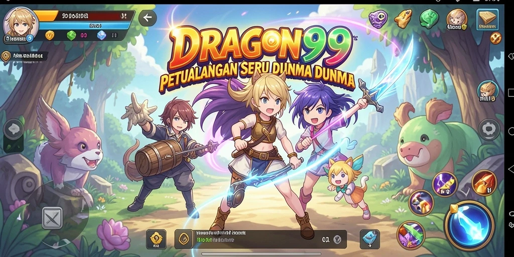 Tampilan gameplay menarik dari DRAGON99 yang penuh aksi.