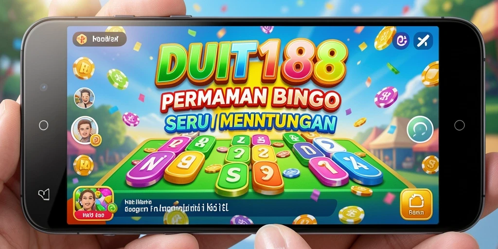 Tampilan gameplay seru dari permainan Bingo di DUIT188.