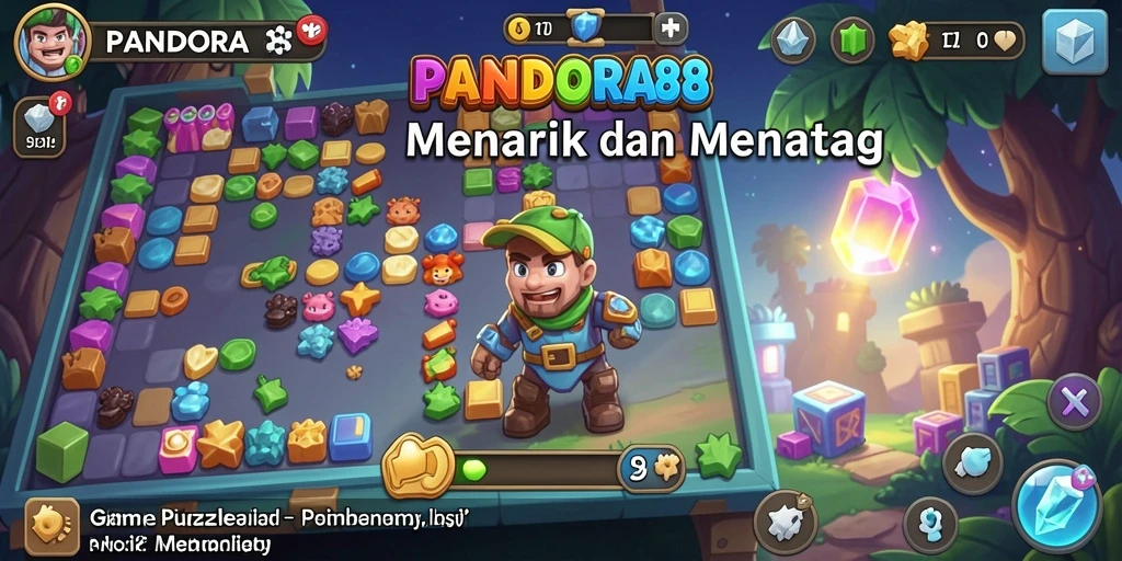 Tampilan gameplay menantang dan menarik dari PANDORA88.