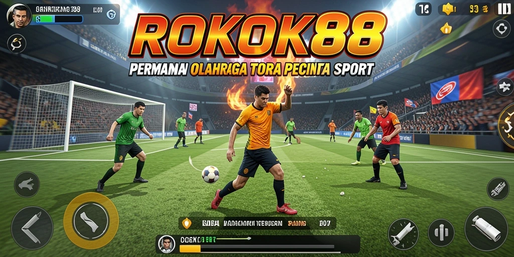 Tampilan gameplay ROKOK88 yang mendebarkan dan interaktif.
