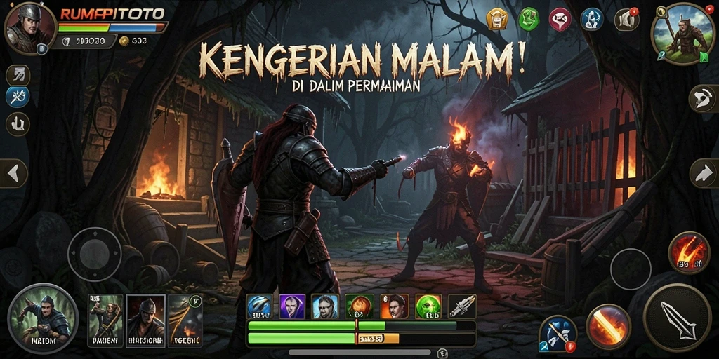 Tangkapan layar <strong>RUMPITOTO</strong> menunjukkan suasana horror yang mencekam.